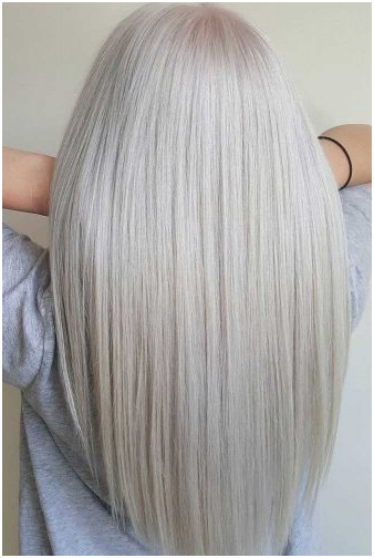 White Blonde Hairstyle